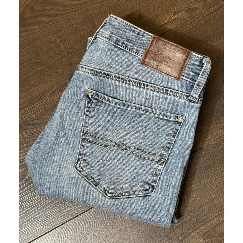 Lucky Brand Sweet Straight Jeans‎ 6 28 x 32 Medium Wash Blue Stretch Denim